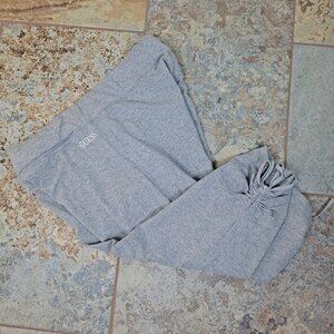 Guess Size XL Gray Jogger Capri Length Ties at Hem Key Pocket on Back